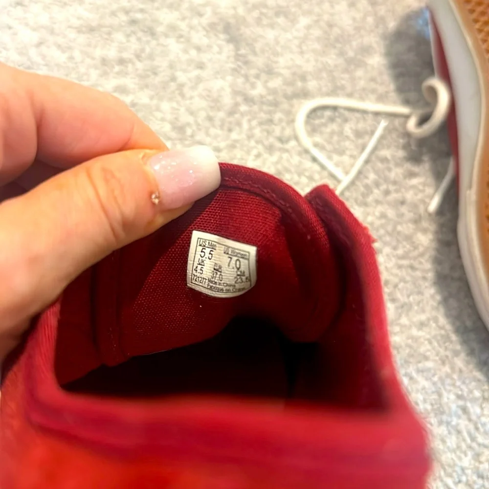 Red Vans - Picture 5 of 5